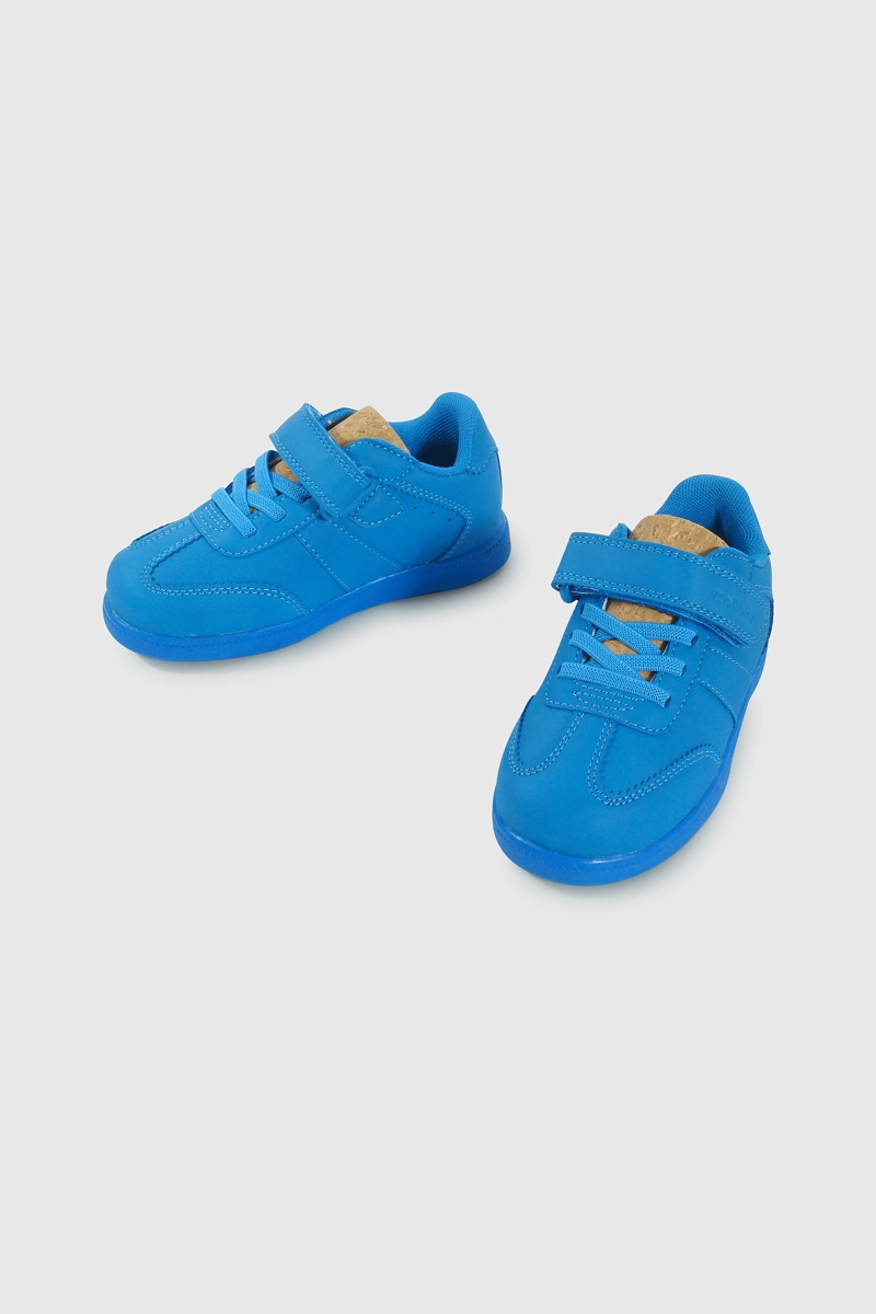 ZAPATILLA CAMINANTE LIFESTYLE DE NIÑO AZUL CAÑA BAJA - 4