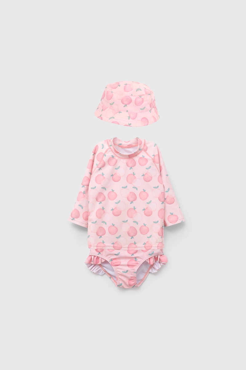 CONJUNTO 3 PIEZAS NIÑA  ROSADO COLLOKY - 1