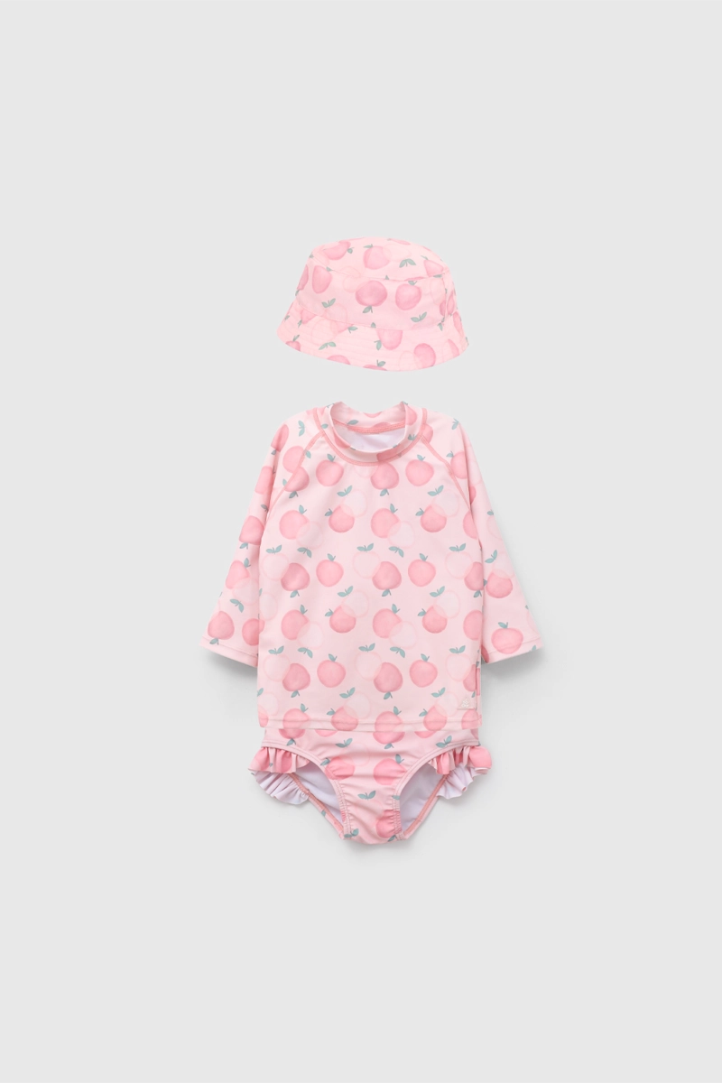 CONJUNTO 3 PIEZAS NIÑA  ROSADO COLLOKY - 1