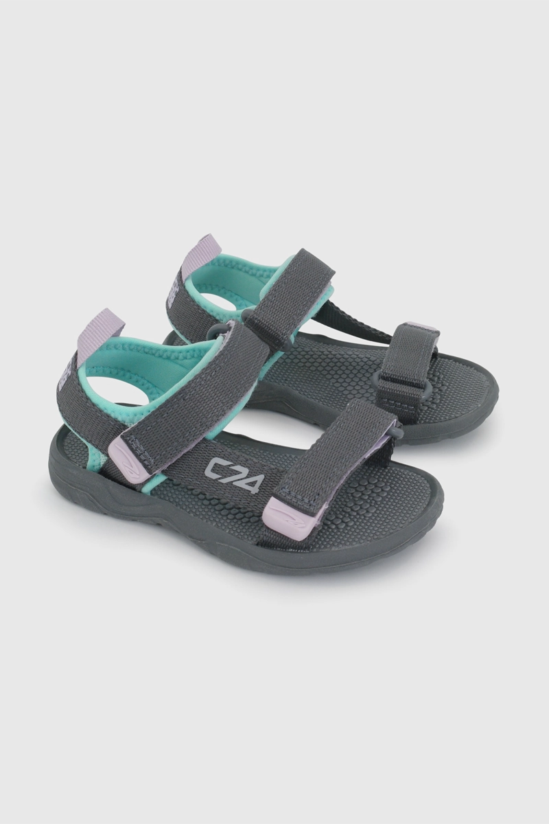 SANDALIA OUTDOOR GRIS DE CAMINANTE TALLA 21 A 27 - 1