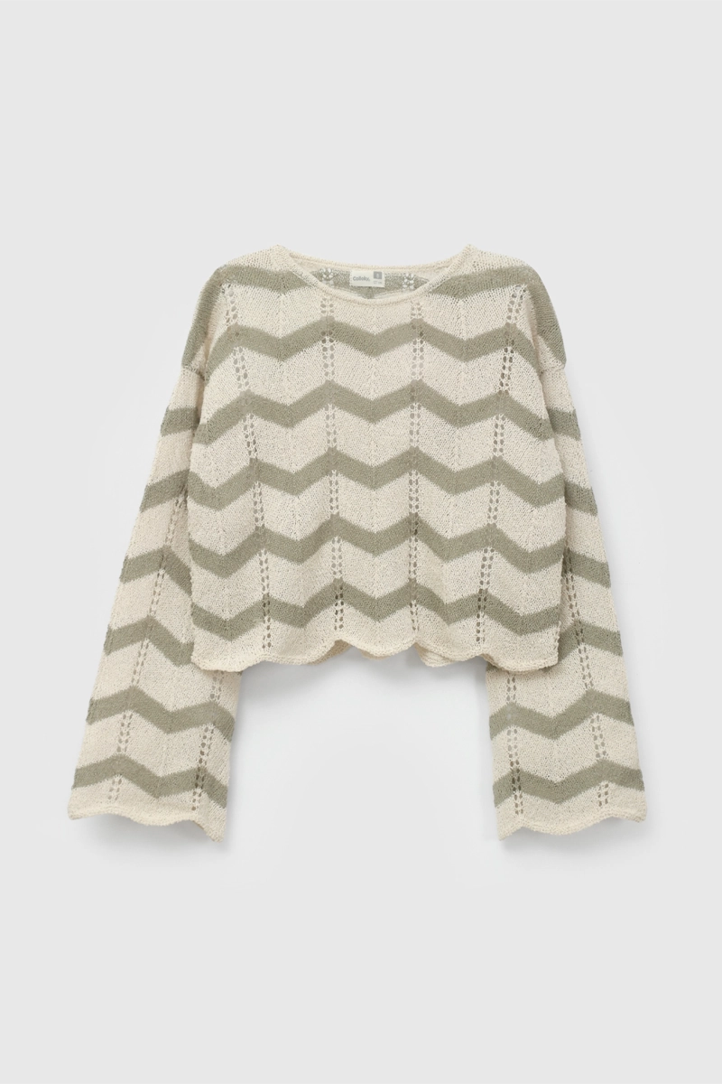 SWEATER NIÑA 58041 VERDE COLLOKY - 1