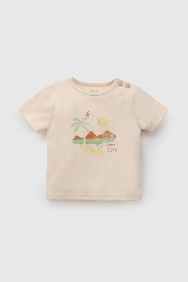 CONJUNTO 3 PIEZAS NIÑO  NARANJO COLLOKY - 2