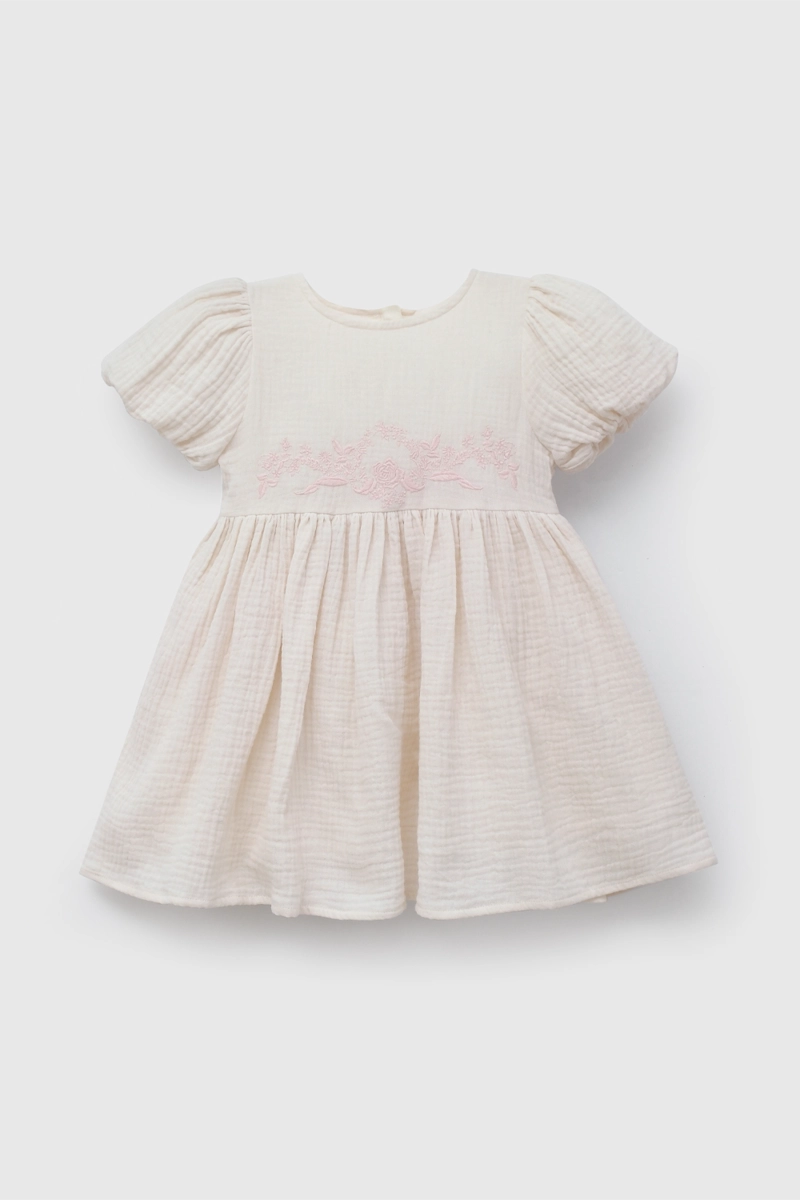 VESTIDO NIÑA  BEIGE COLLOKY - 1