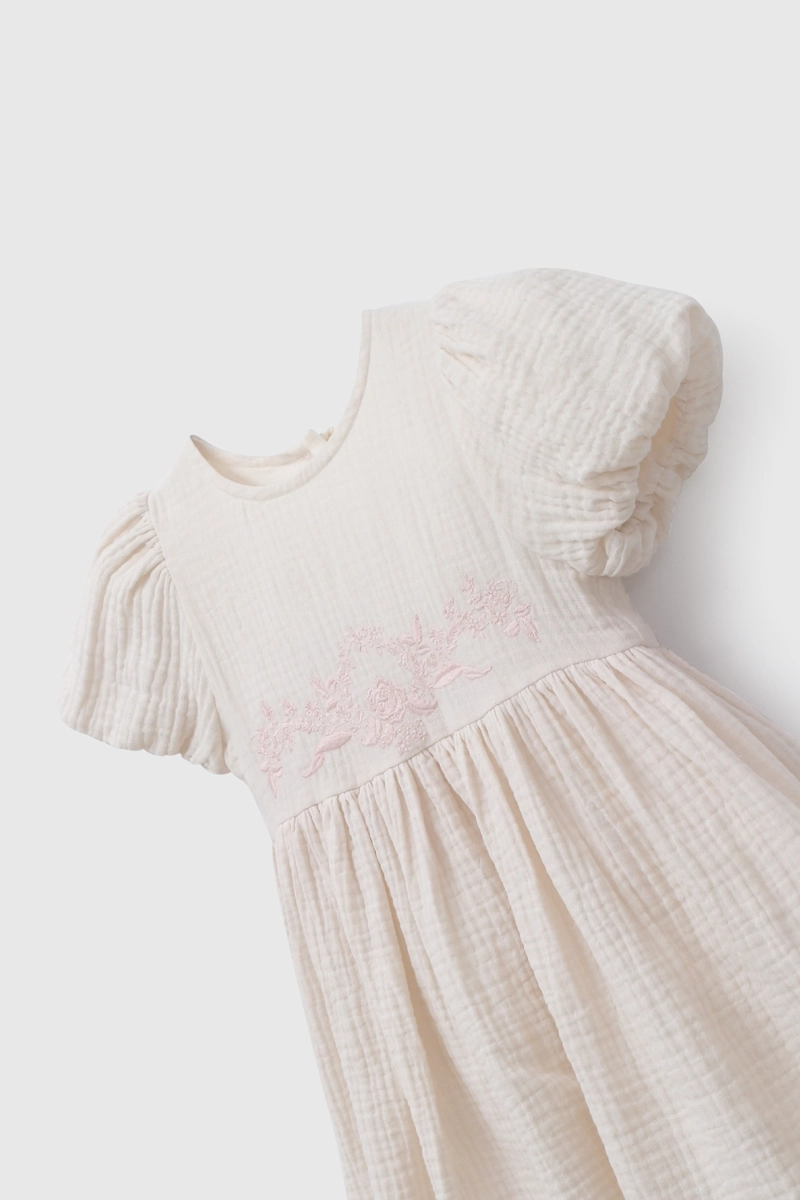 VESTIDO NIÑA  BEIGE COLLOKY - 3