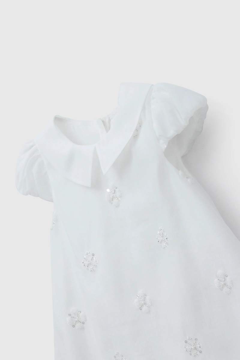 VESTIDO NIÑA  BLANCO COLLOKY - 4