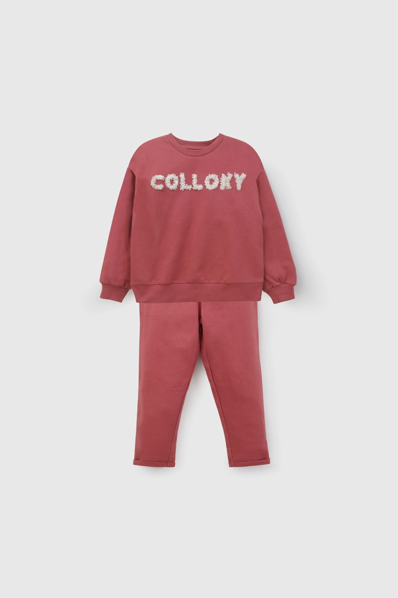 PANTALON BUZO ROJO 7582 COLLOKY - 4