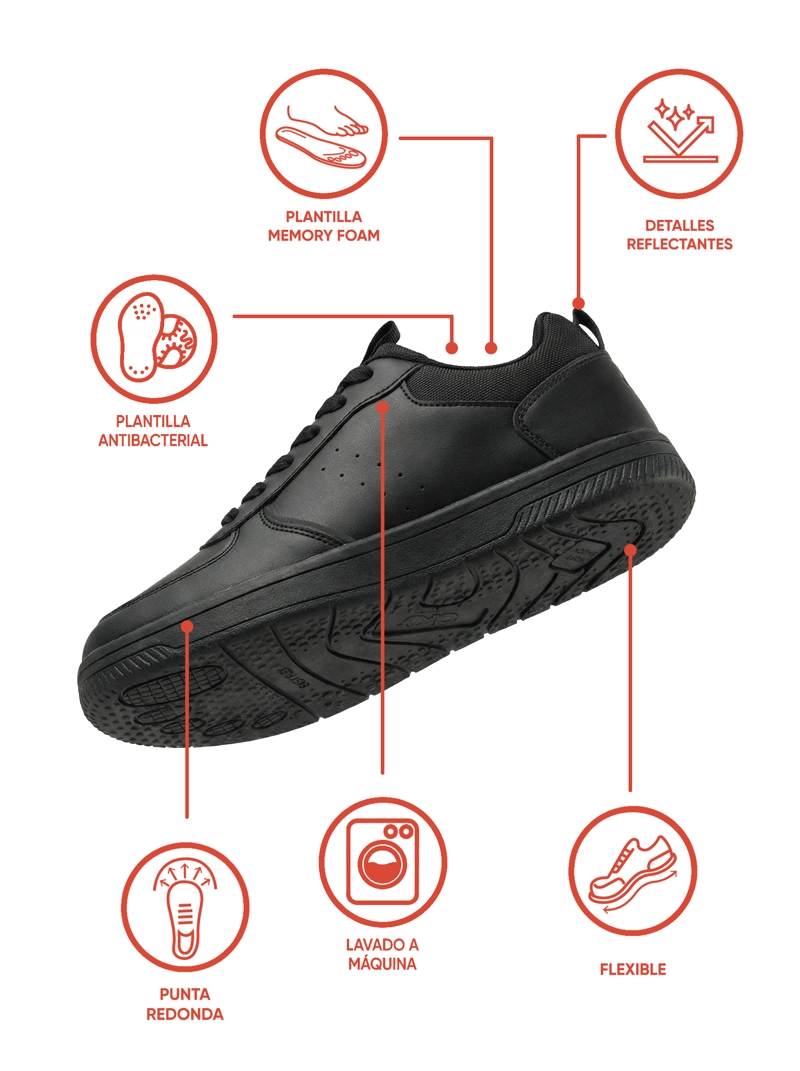 ZAPATILLA NEGRO 7274 COLLOKY - 2