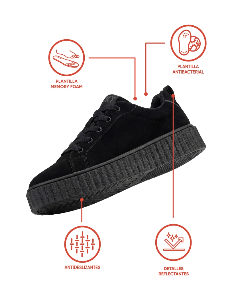 ZAPATILLA NEGRO 7243 COLLOKY - 2