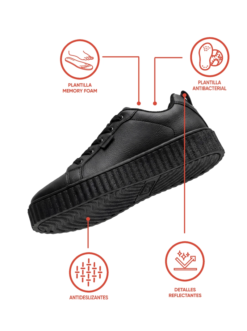 ZAPATILLA NEGRO 7253 COLLOKY - 2