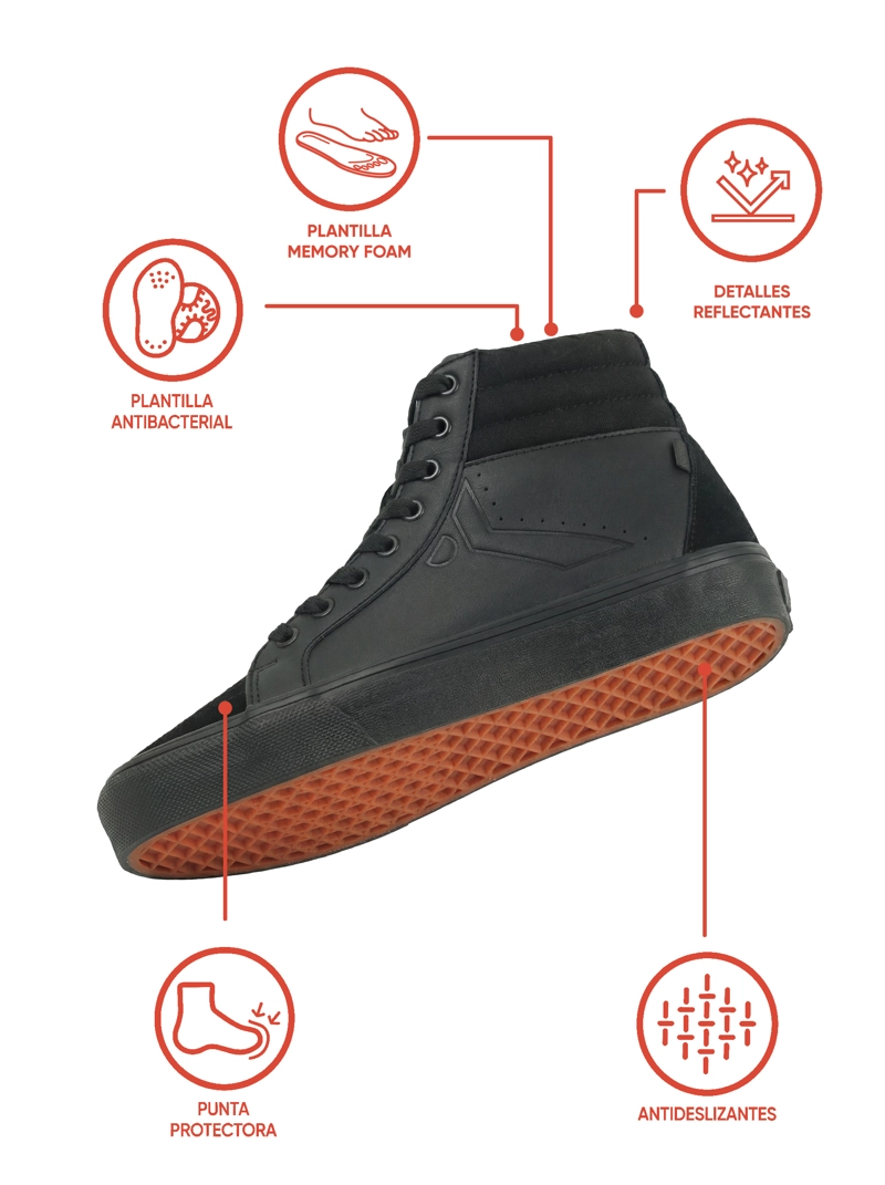 ZAPATILLA NEGRO 7245 COLLOKY - 3