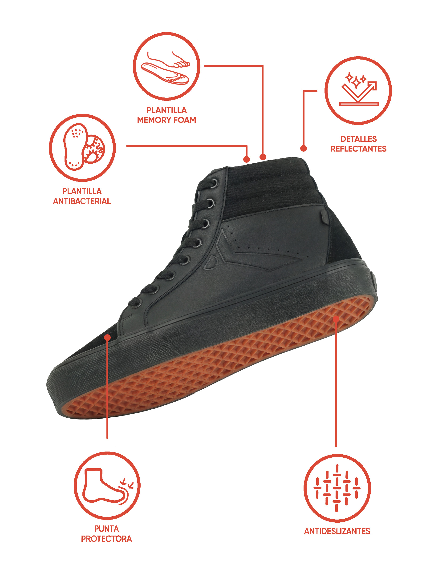 ZAPATILLA NEGRO 7245 COLLOKY - 3