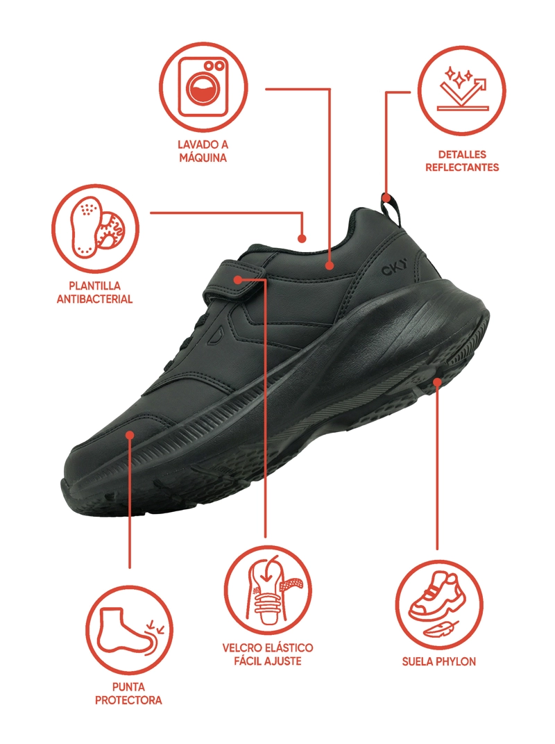 ZAPATILLA NEGRO 7265 COLLOKY - 2
