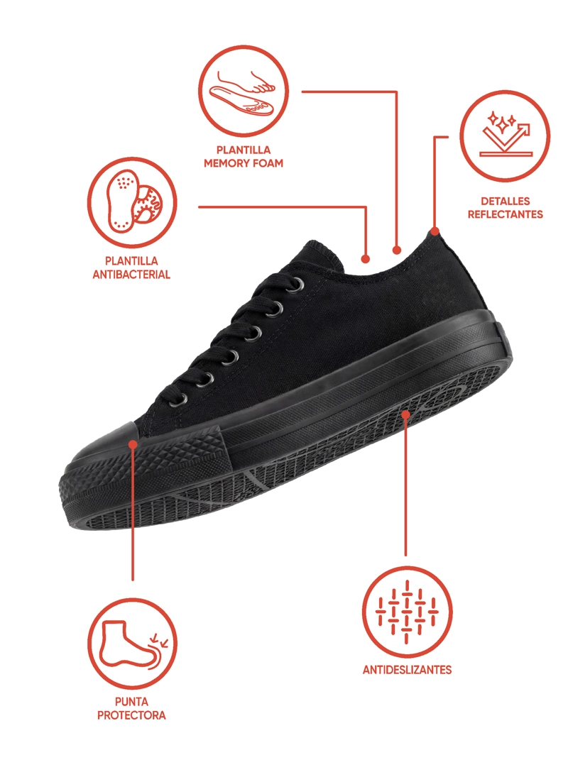 ZAPATILLA NEGRO 7284 COLLOKY - 2