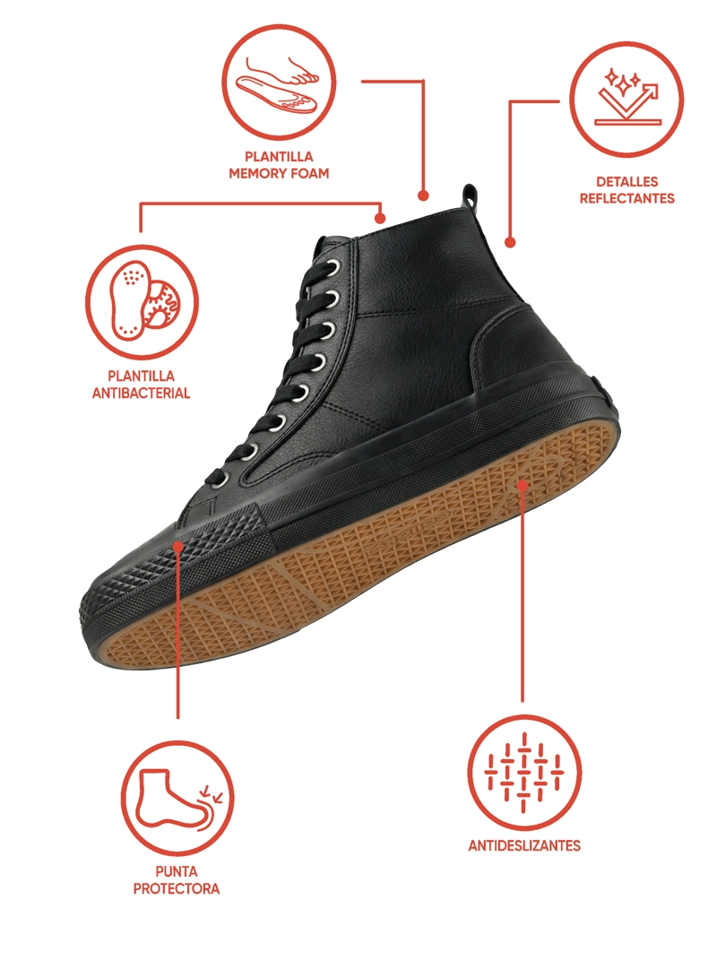ZAPATILLA NEGRO 7298 COLLOKY - 3