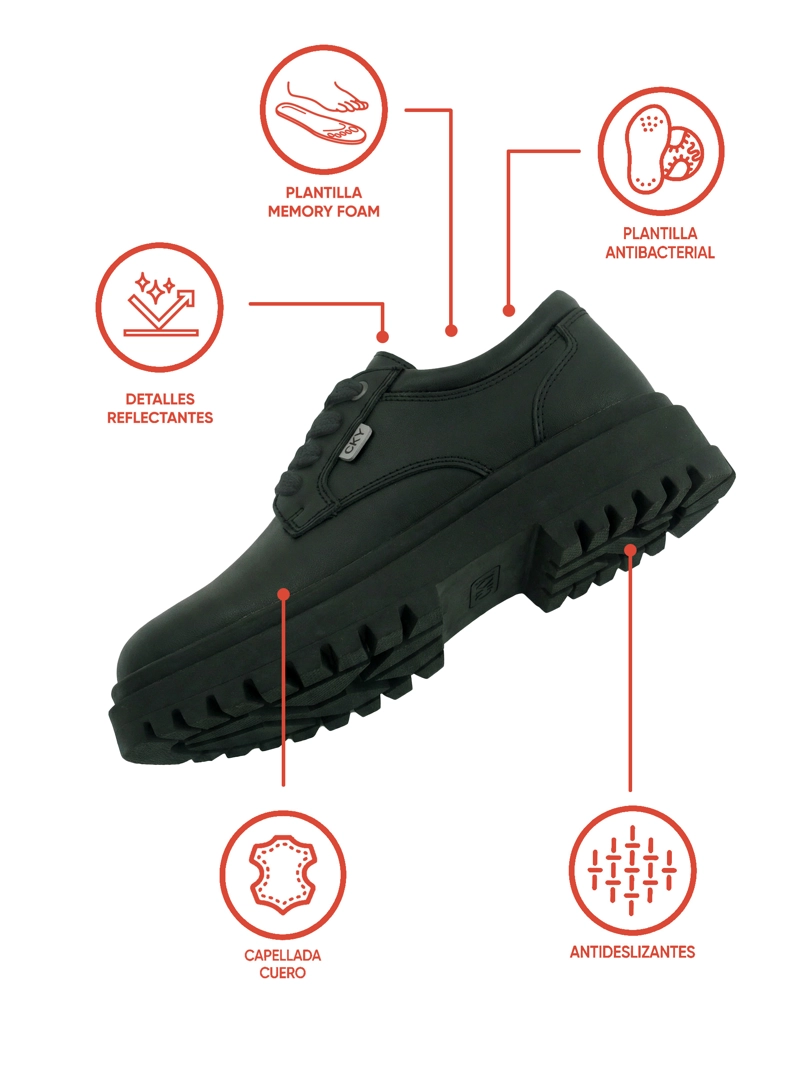 ZAPATO NEGRO 7286 COLLOKY - 3