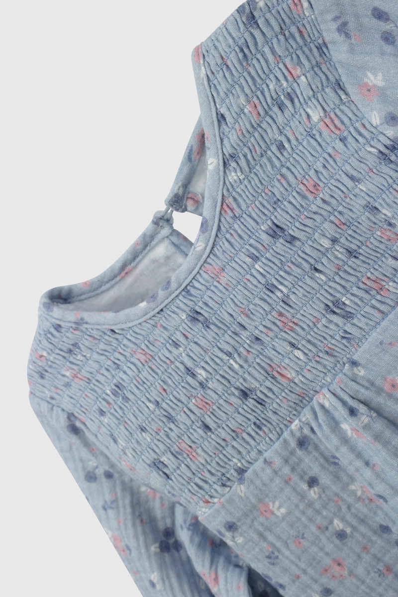 VESTIDO CELESTE 7441 COLLOKY - 3