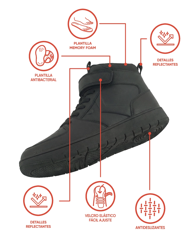 ZAPATILLA NEGRO 7261 COLLOKY - 2