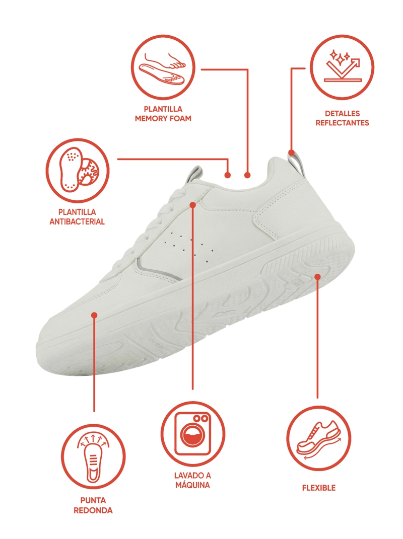 ZAPATILLA BLANCO 7287 COLLOKY - 2