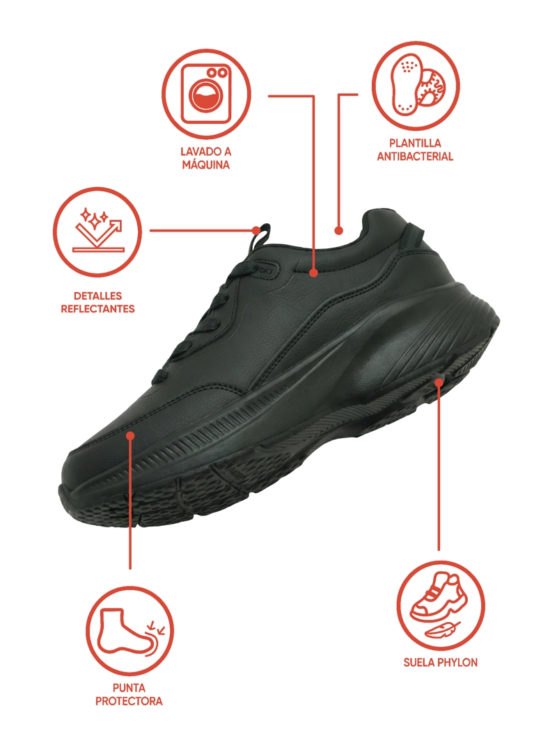 ZAPATILLA NEGRO 7288 COLLOKY - 2