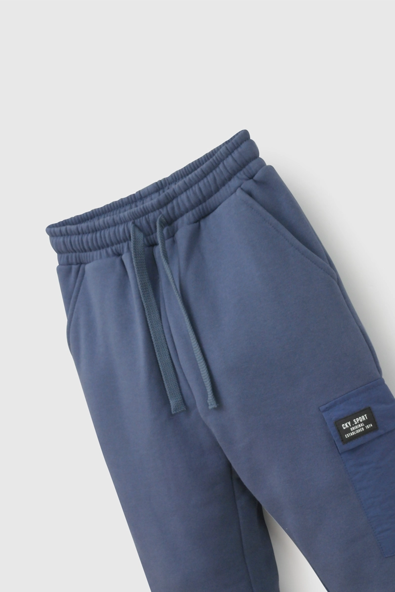 PANTALON BUZO AZUL 7568 COLLOKY - 3