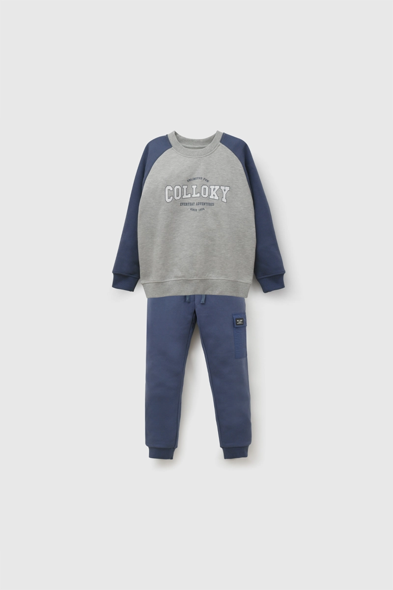 PANTALON BUZO AZUL 7568 COLLOKY - 5