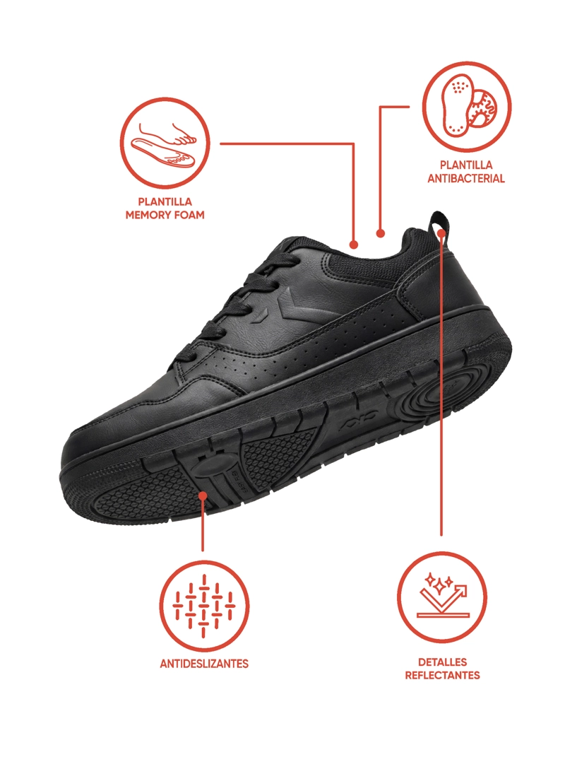 ZAPATILLA NEGRO 7257 COLLOKY - 2