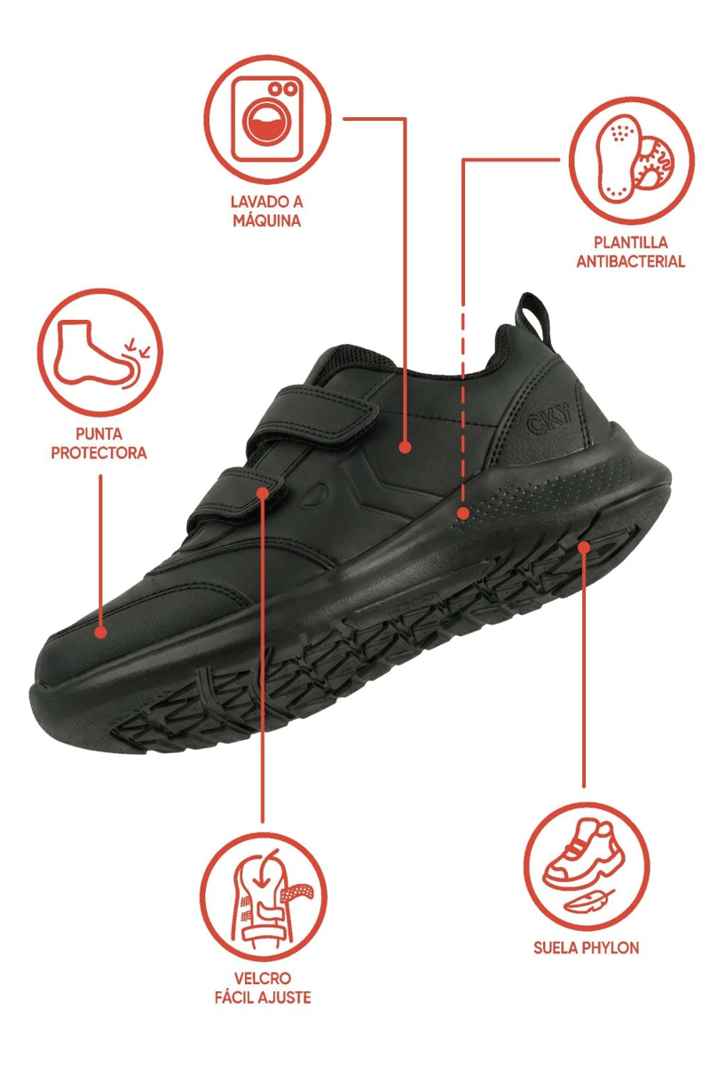 ZAPATILLA NEGRO 7262 COLLOKY - 2