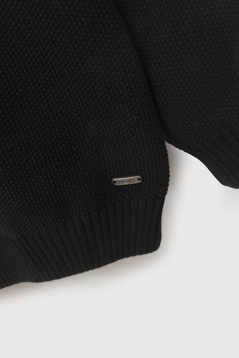 SWEATER NEGRO NIÑO 8394 COLLOKY - 3