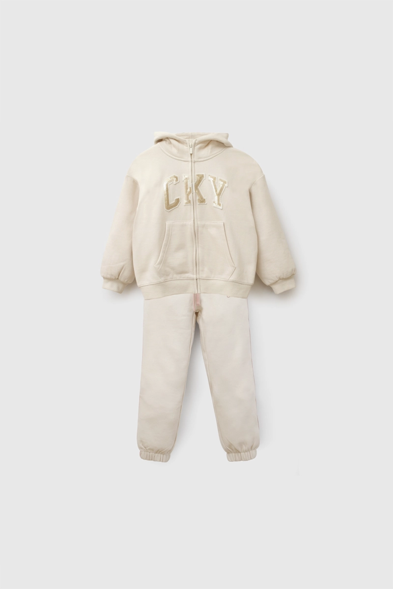 POLERON BEIGE NIÑA 7969 COLLOKY - 4