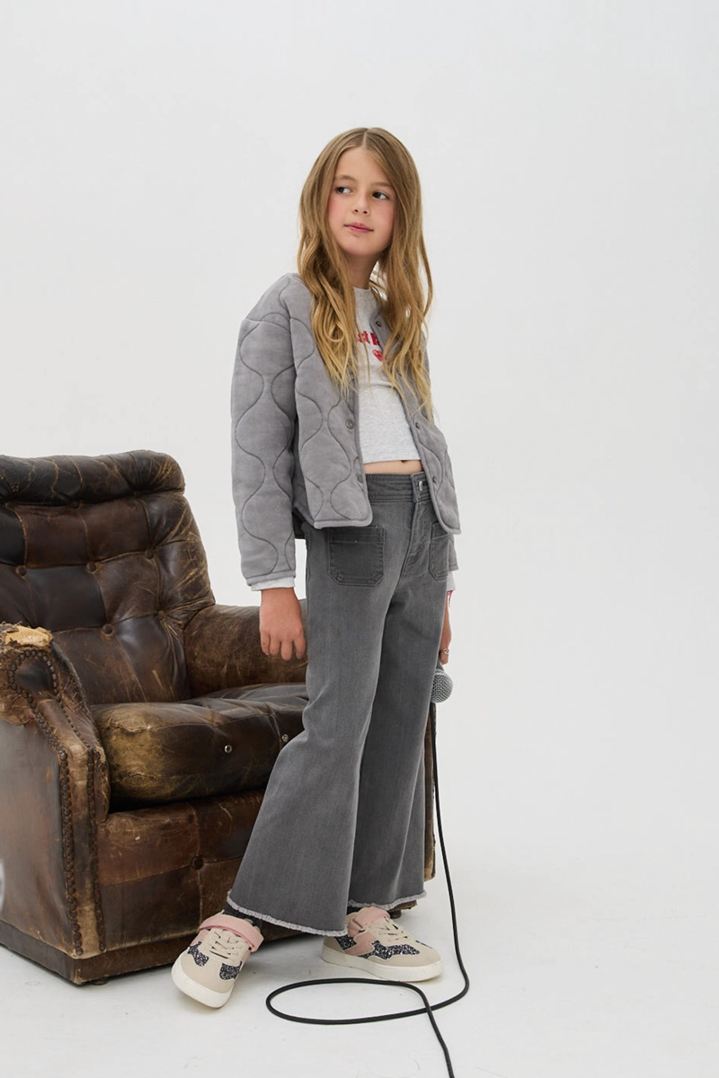 JEANS GRIS NIÑA 7837 COLLOKY - 7