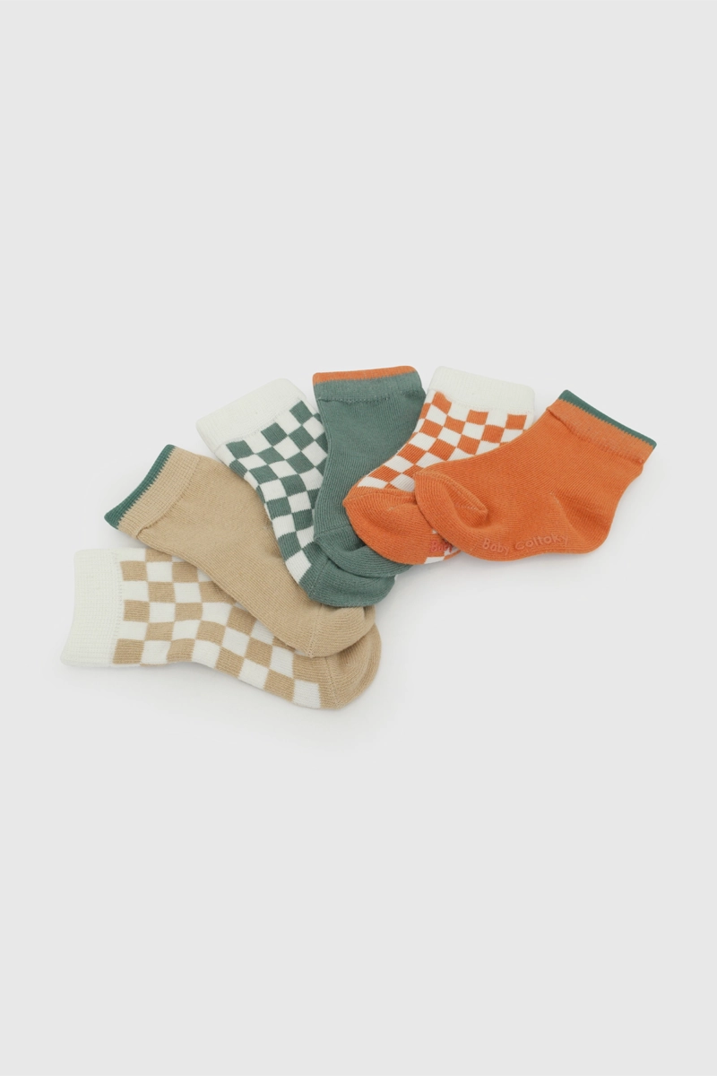 CALCETIN DEPORTIVO BEIGE NIÑO 7500 COLLOKY - 3
