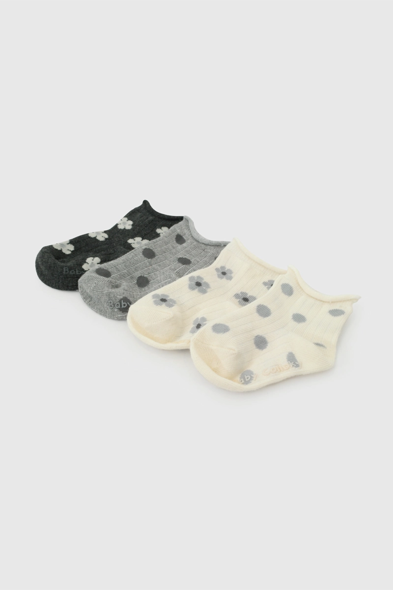 CALCETIN DEPORTIVO GRIS NIÑA 7400 COLLOKY - 2