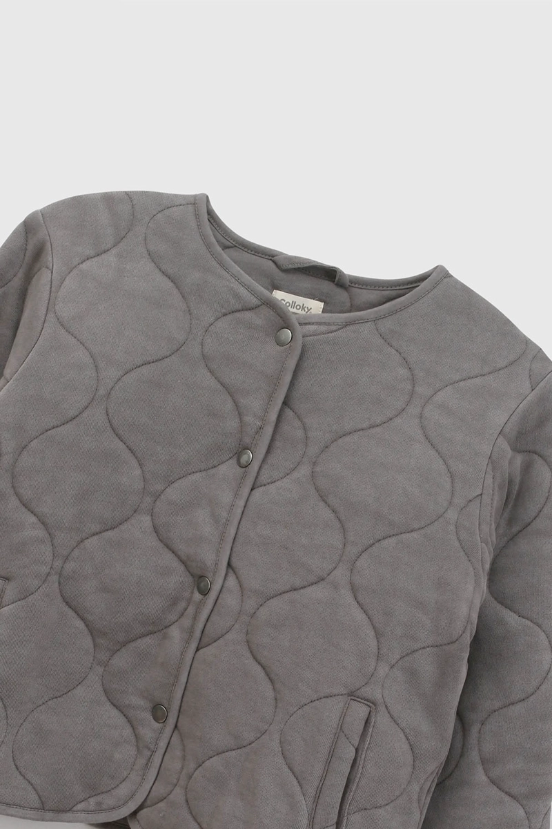 CHAQUETA GRIS NIÑA 8282 COLLOKY - 4