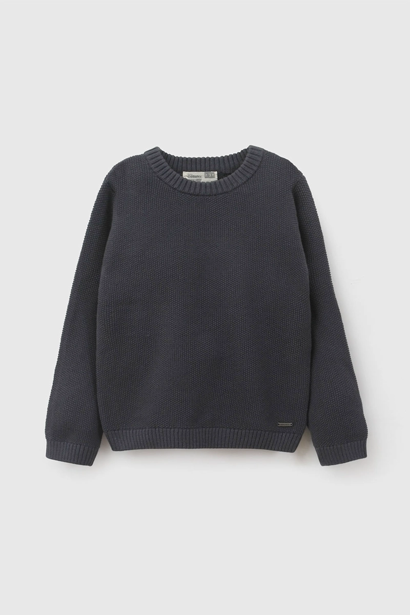 SWEATER GRIS NIÑO 8338 COLLOKY - 1