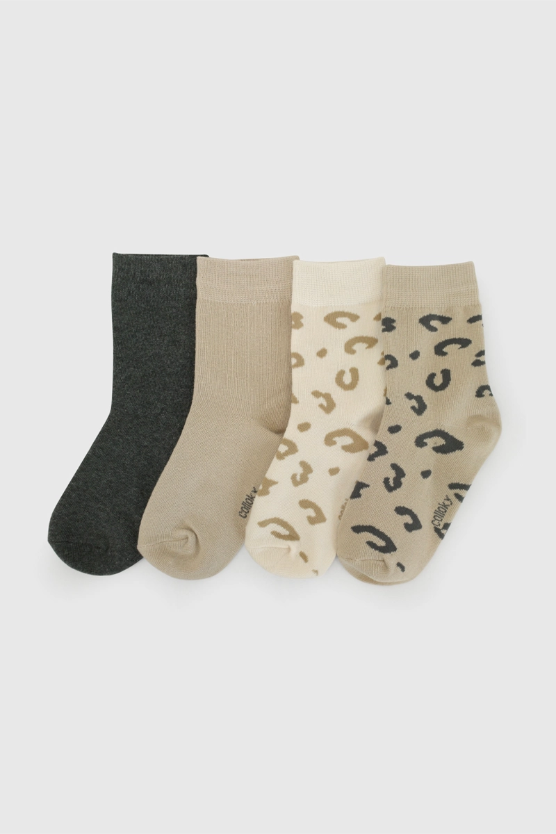 CALCETIN 3/4 BEIGE NIÑA 7549 COLLOKY - 1