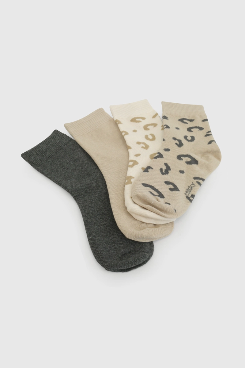 CALCETIN 3/4 BEIGE NIÑA 7549 COLLOKY - 4