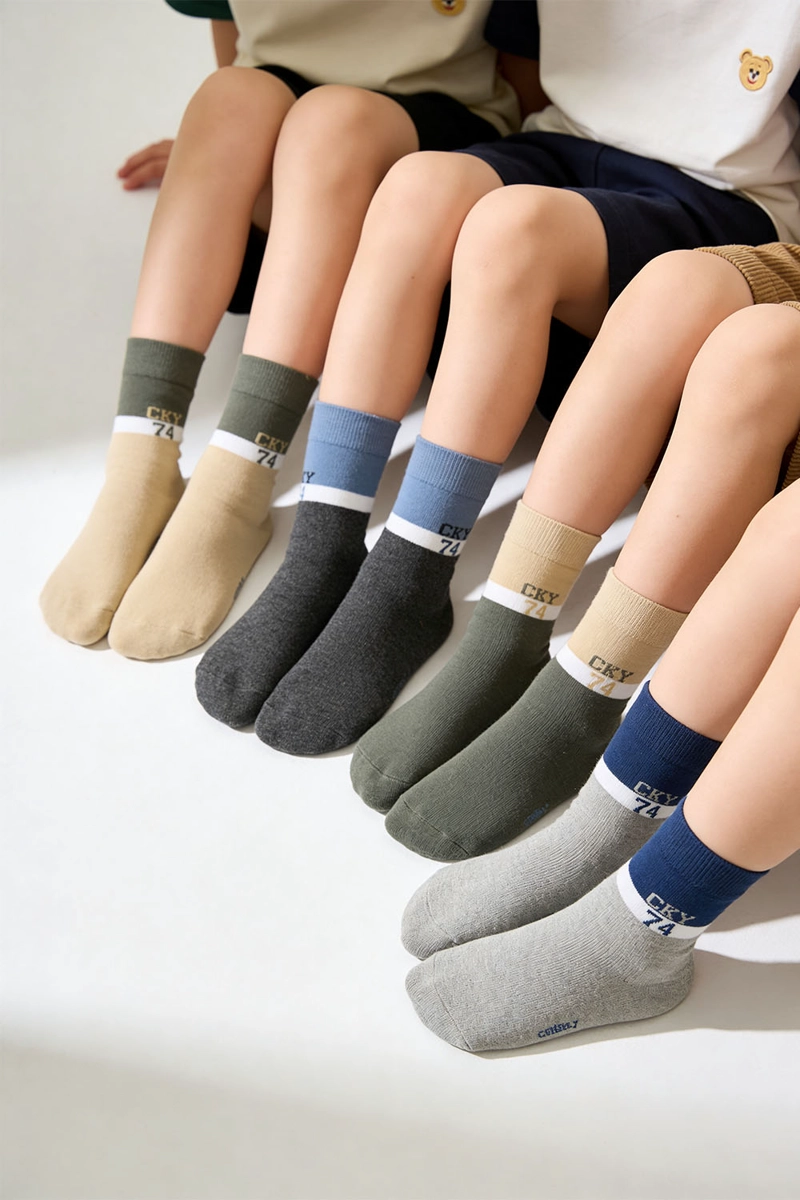 CALCETIN 3/4 GRIS NIÑO 7341 COLLOKY - 2