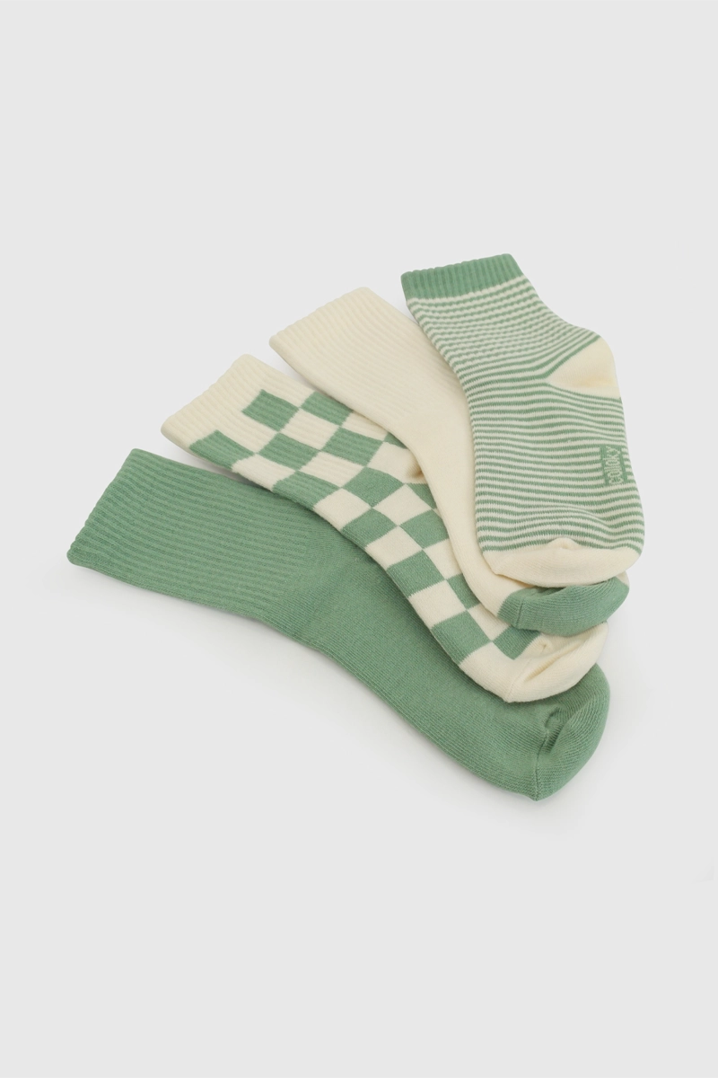 CALCETIN 3/4 VERDE NIÑO 7440 COLLOKY - 4