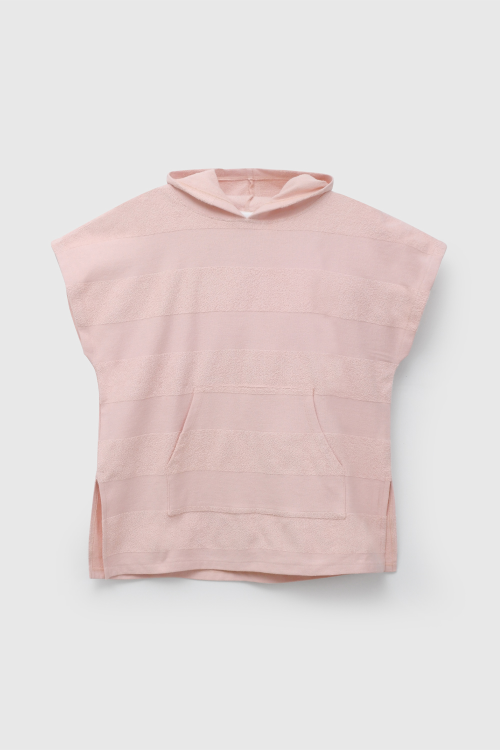 TOALLA CON CAPUCHA ROSADO DE NIÑA TALLA 2 A 4 AÑOS - 1