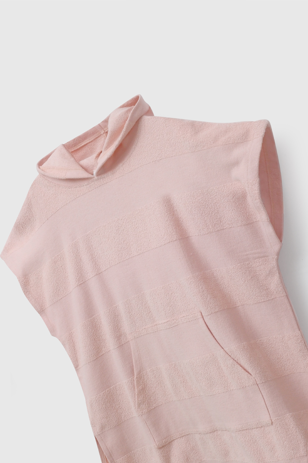 TOALLA CON CAPUCHA ROSADO DE NIÑA TALLA 2 A 4 AÑOS - 4