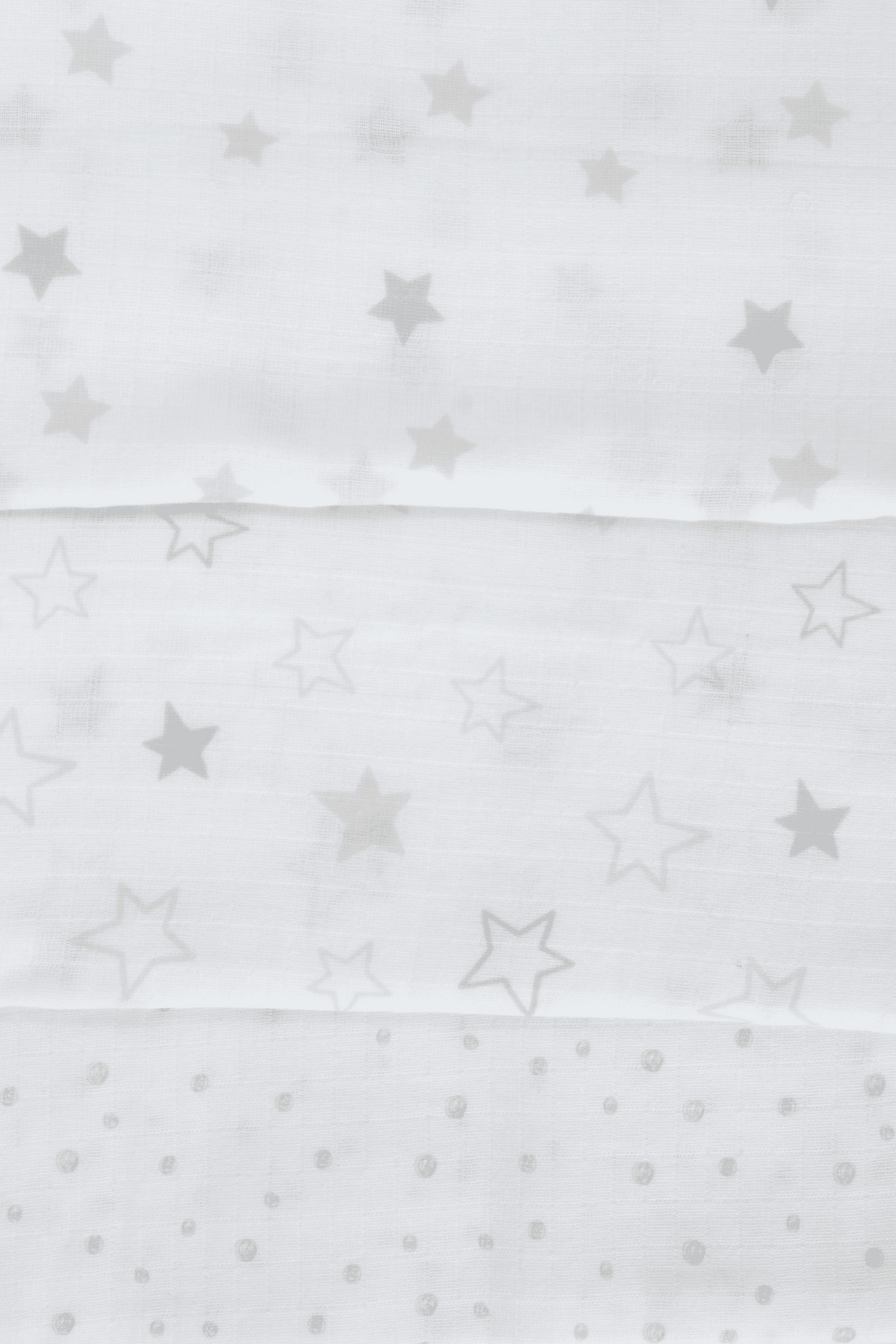 PACK 3 PAÑAL MUSELINA BLANCO DE BEBE  TALLE UNICO - 3
