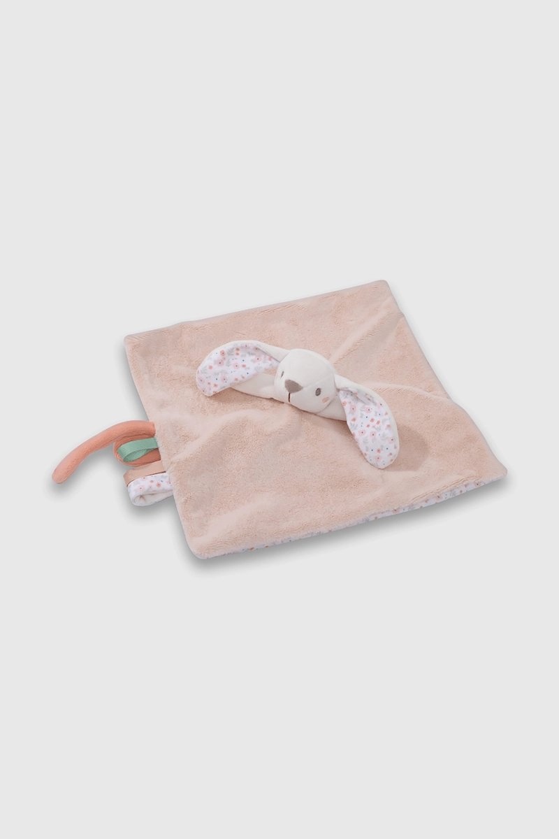 JUGUETE SENSORIAL DE BEBE  ROSADO DE TEXTURA SUAVE - 1