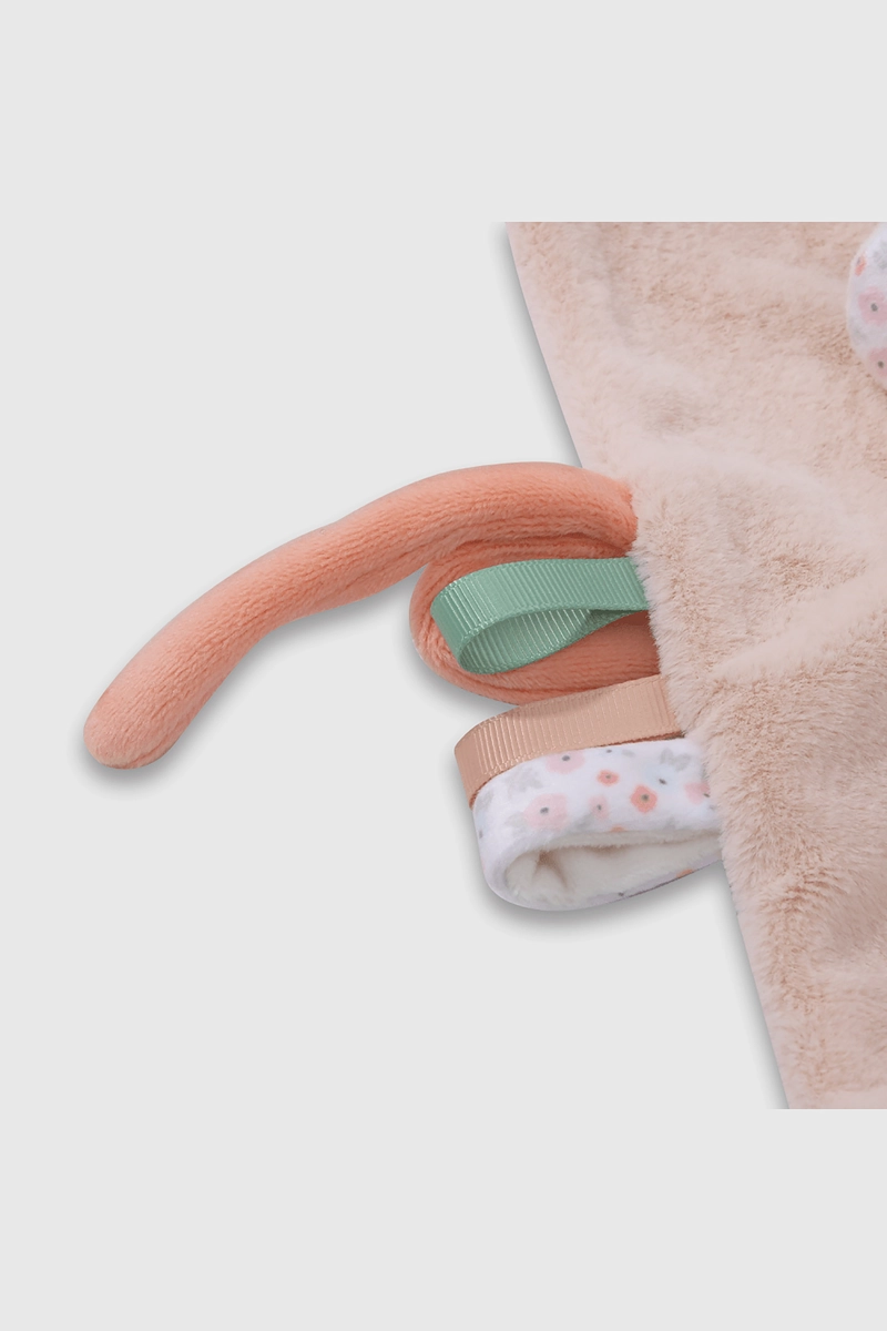JUGUETE SENSORIAL DE BEBE  ROSADO DE TEXTURA SUAVE - 3