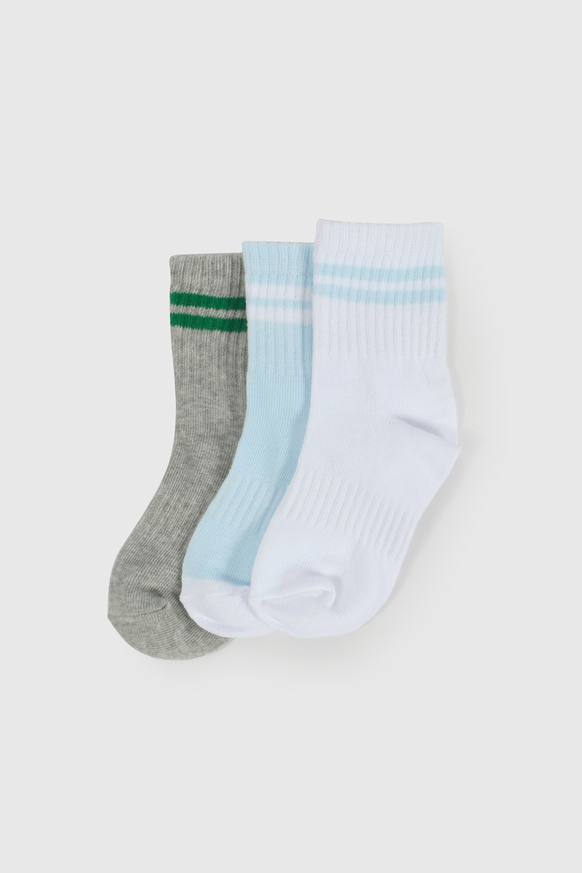 PACK DE 3 CALCETINES  3/4 MULTICOLOR PARA NIÑA DE 3 A 12 AÑOS - 1