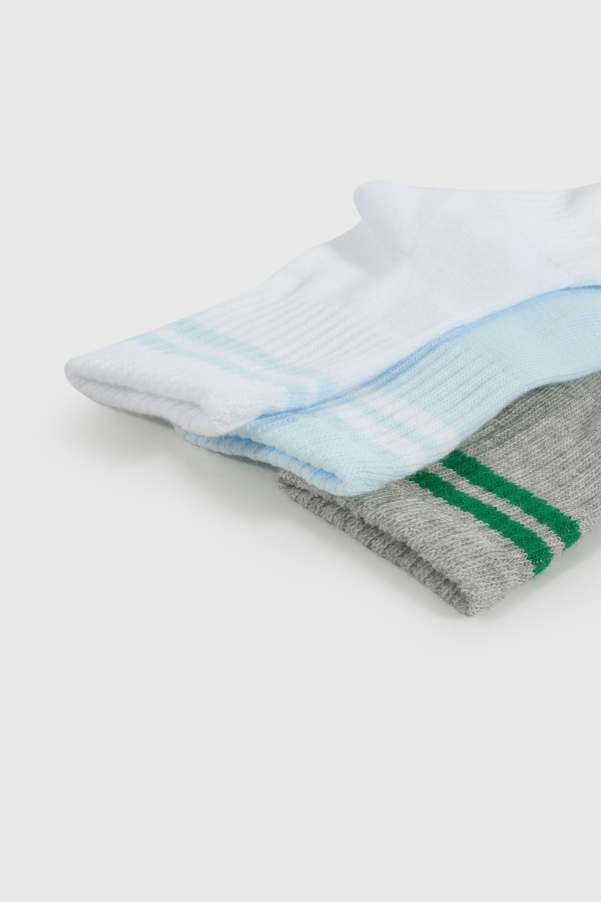 PACK DE 3 CALCETINES  3/4 MULTICOLOR PARA NIÑA DE 3 A 12 AÑOS - 2