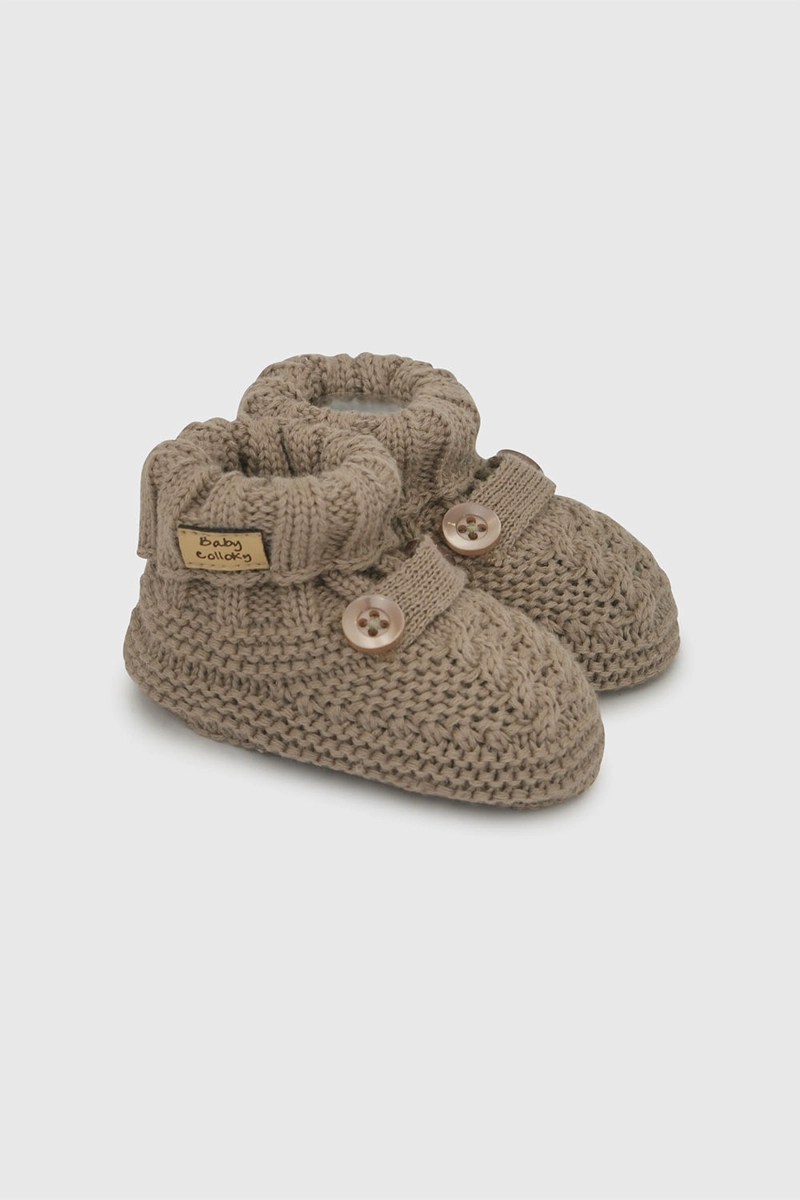 ZAPATO TEJIDO CAFE NIÑO 8376 COLLOKY - 1