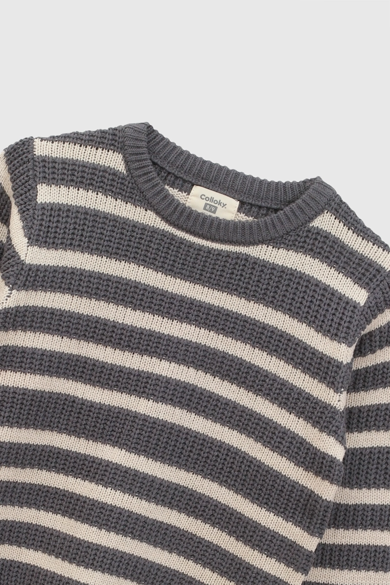 SWEATER GRIS NIÑO 8393 COLLOKY - 3