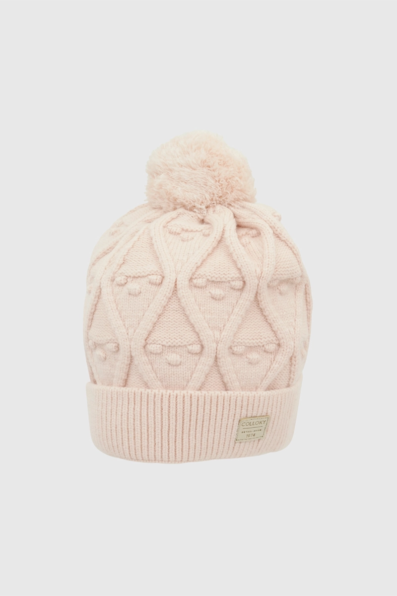 GORRO ROSADO NIÑA 7706 COLLOKY - 1