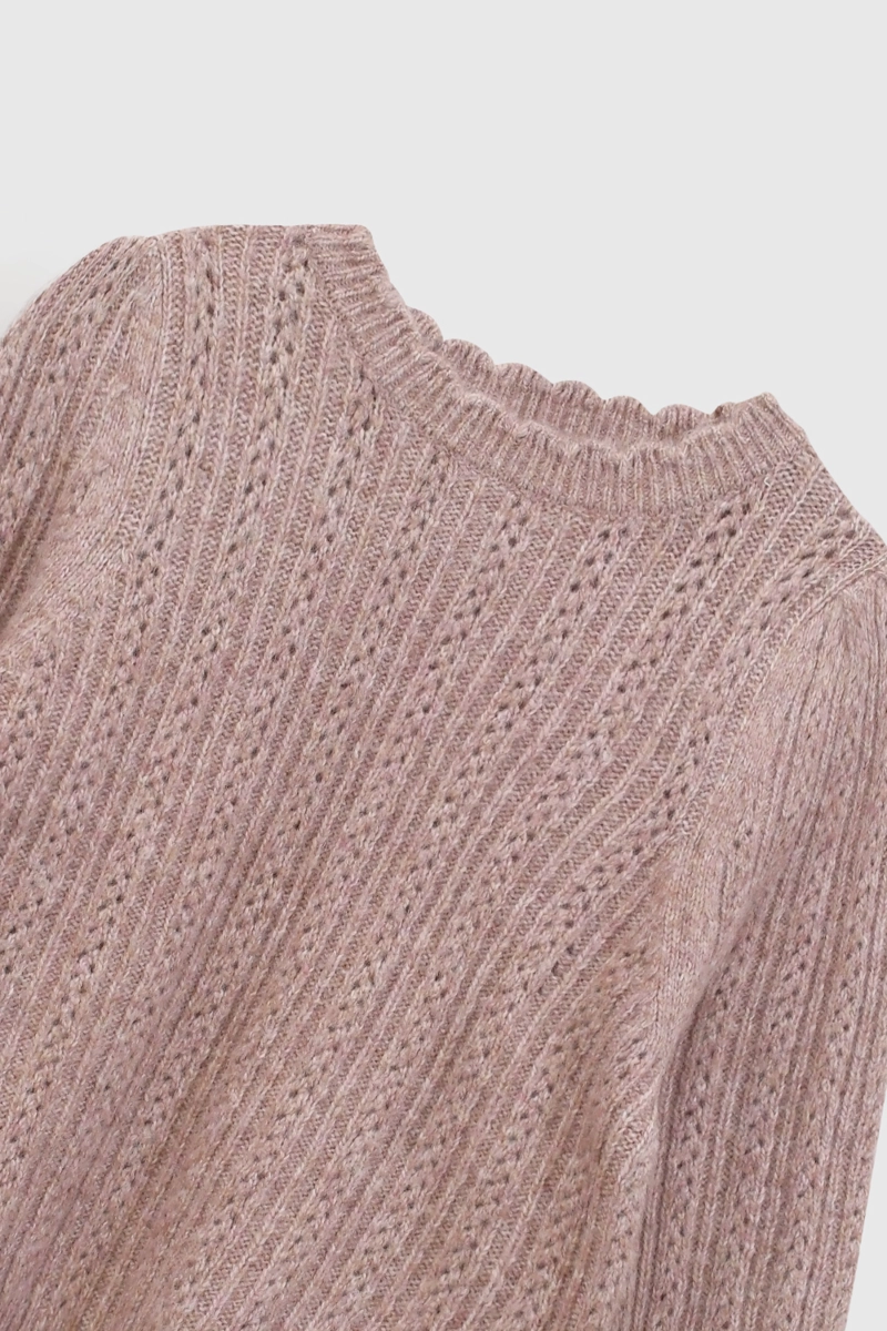 SWEATER MORADO NIÑA 8197 COLLOKY - 3