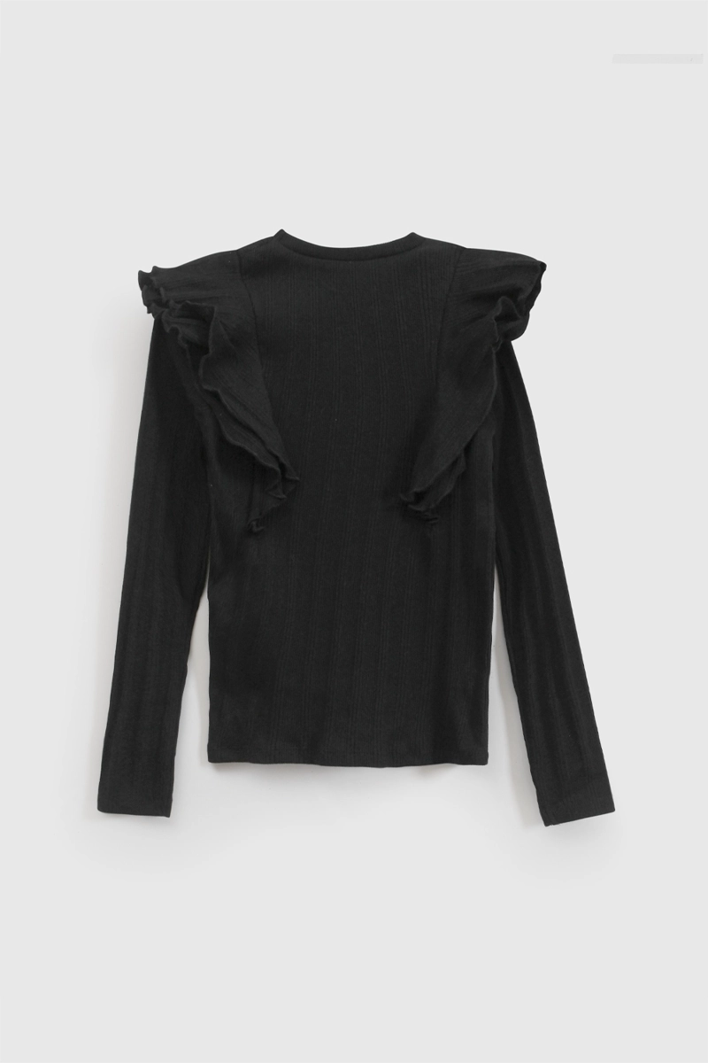 POLERA NEGRO NIÑA 8228 COLLOKY - 2